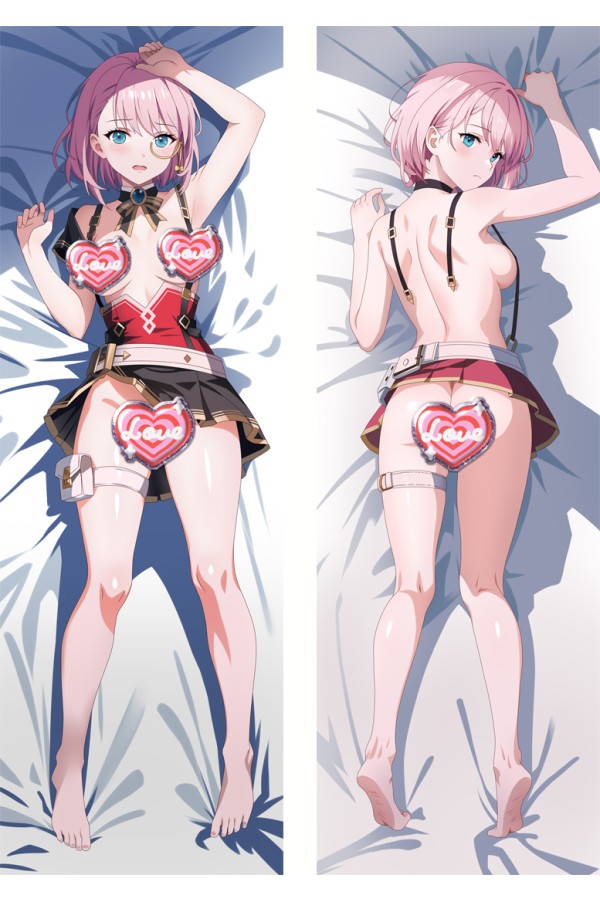 Genshin Impact Charlotte Anime Dakimakura Pillow Cover
