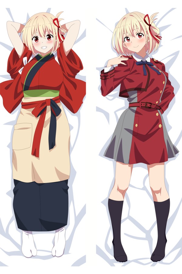 Lycoris Recoil Nishikigi Chisato Anime Dakimakura Body Pillow Cover