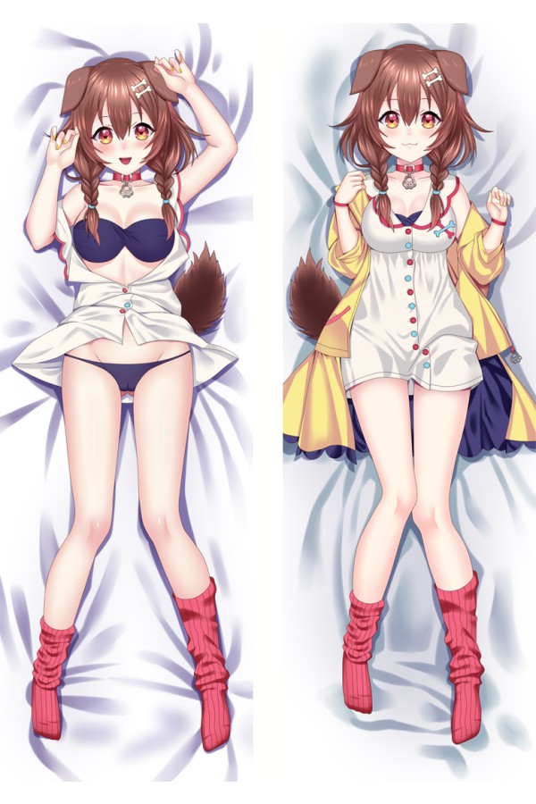Virtual Youtuber Inugami Korone Anime Dakimakura Body Pillow Cover