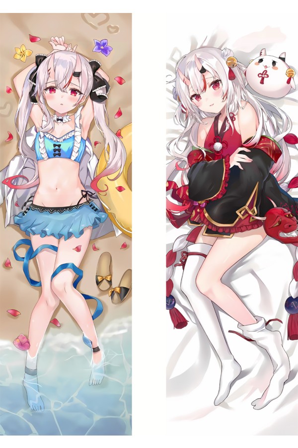 Virtual Youtuber Nakiri Ayame Anime Dakimakura Body Pillow Cover