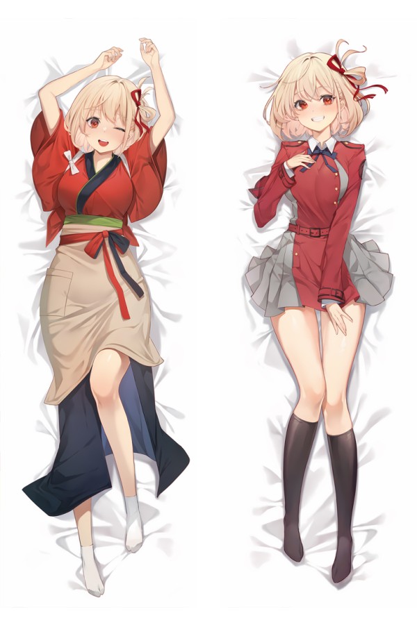 Lycoris Recoil Nishikigi Chisato Anime Dakimakura Body Pillow Cover