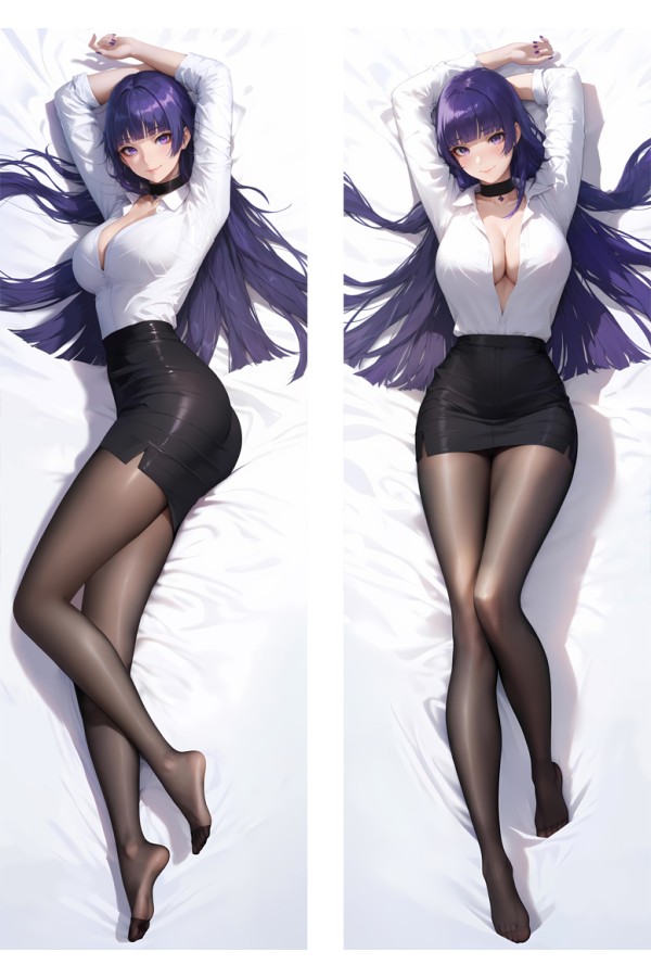 Genshin Impact Raiden Mei Anime Dakimakura Body Pillow Cover