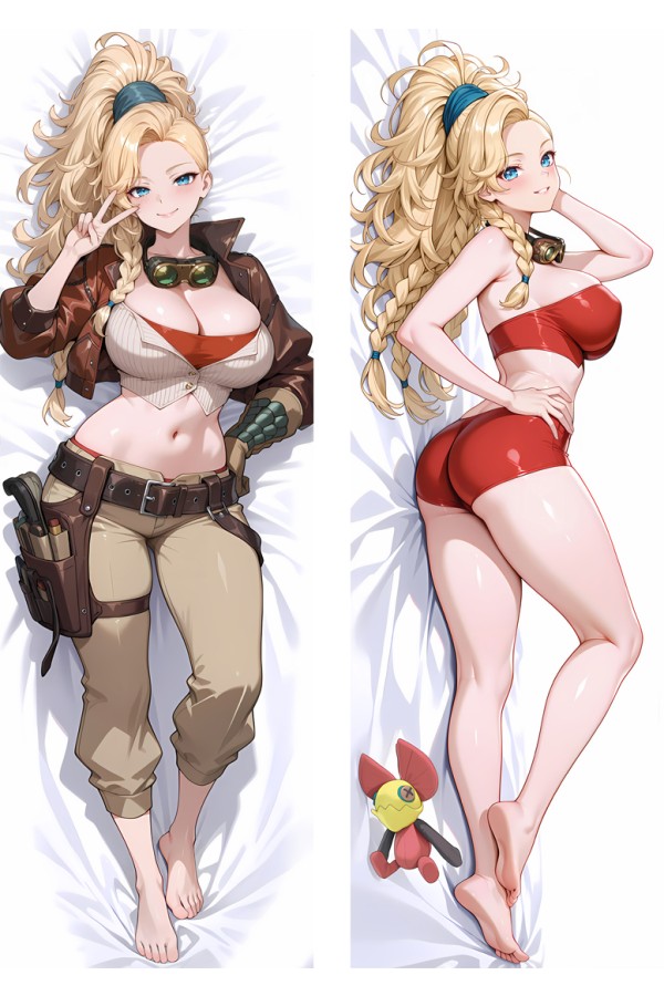 Monster Hunter Wilds Alma Anime Dakimakura Body Pillow Cover