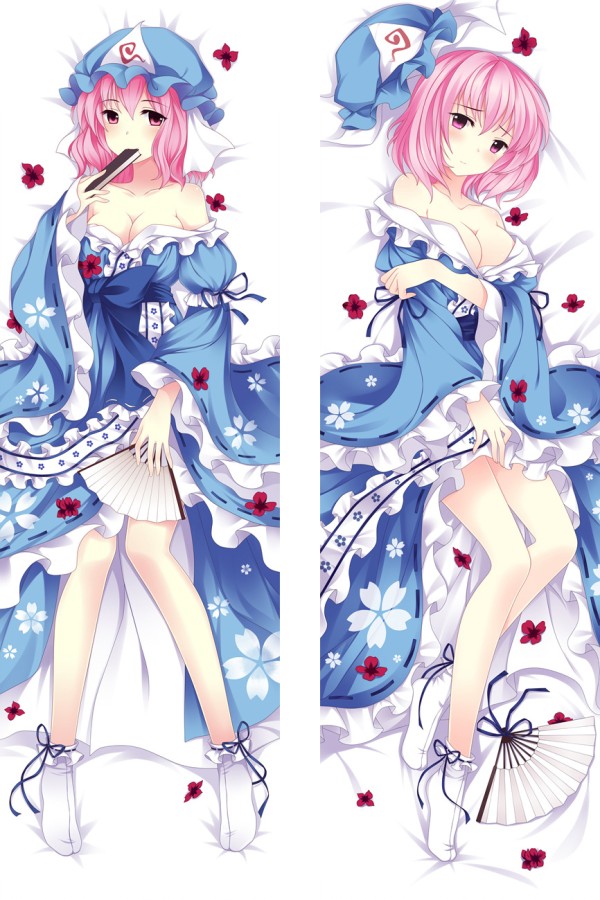 Touhou Project Yuyuko Saigyouji Anime Dakimakura Pillow Case