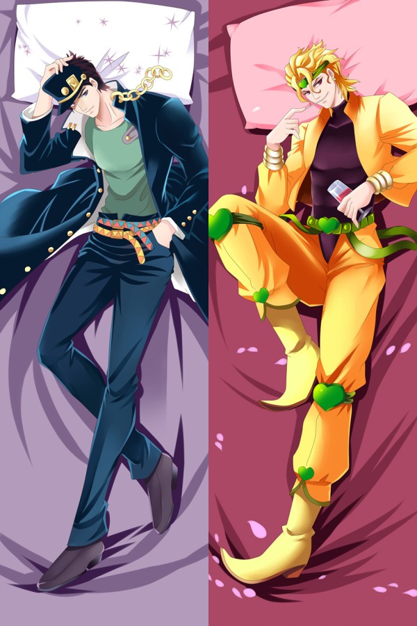 JoJo's Bizarre Adventure Jotaro Kujo Dio Brando Anime Dakimakura Pillow Case