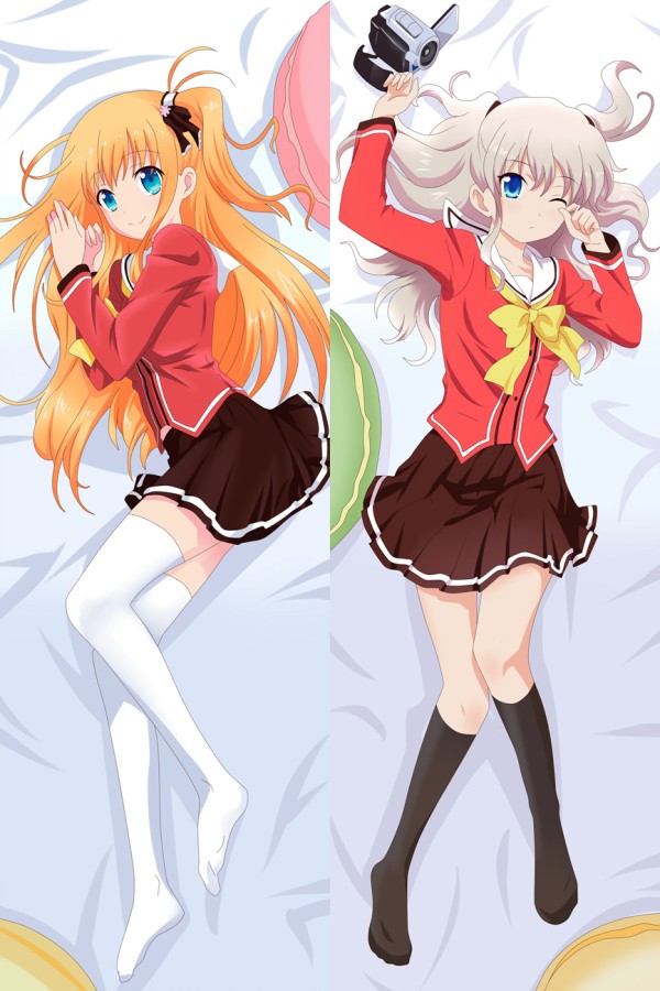 Charlotte Nao Tomori Yusa Nishimori Anime Dakimakura Pillow Case