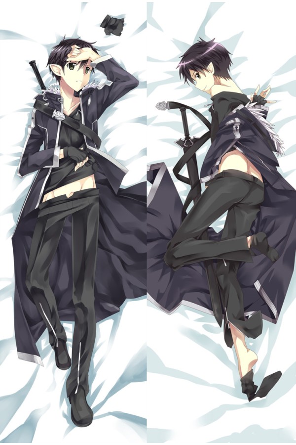 Sword Art Online SAO Kirigaya Kazuto Kirito Anime Dakimakura Pillow Cover