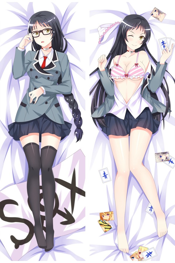 Shimoneta A Boring World Where the Concept of Dirty Jokes Doesn't Exist Ayame Kajou Anime Dakimakura Pillow Case