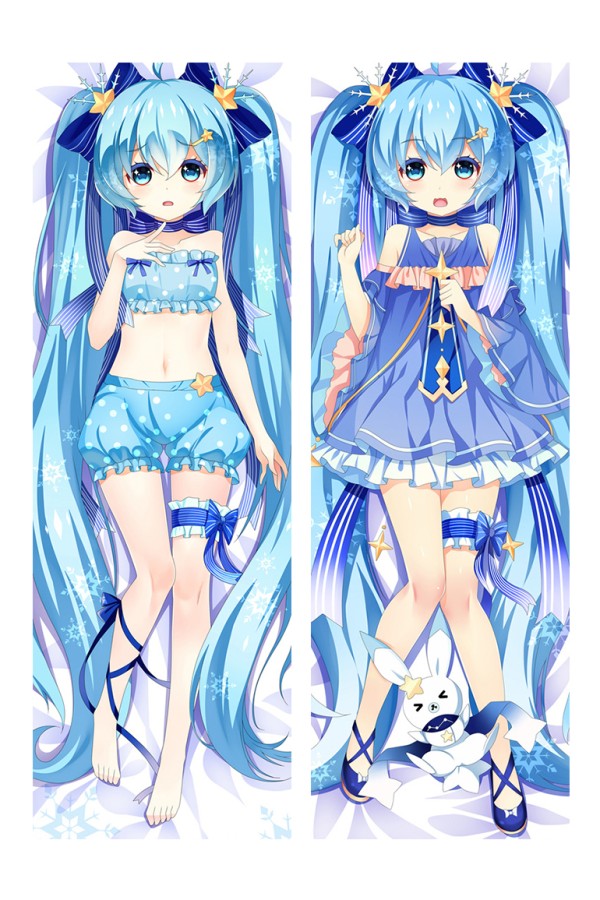 Hatsune Miku SNOW MIKU 2017 Anime Dakimakura Pillow Cover