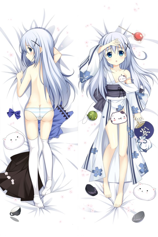 Is The Order A Rabbit? Kafū Chino Anime Dakimakura Pillow Cover