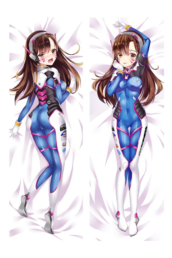 Overwatch OW D.Va Hana Song Anime Dakimakura Pillow Cover