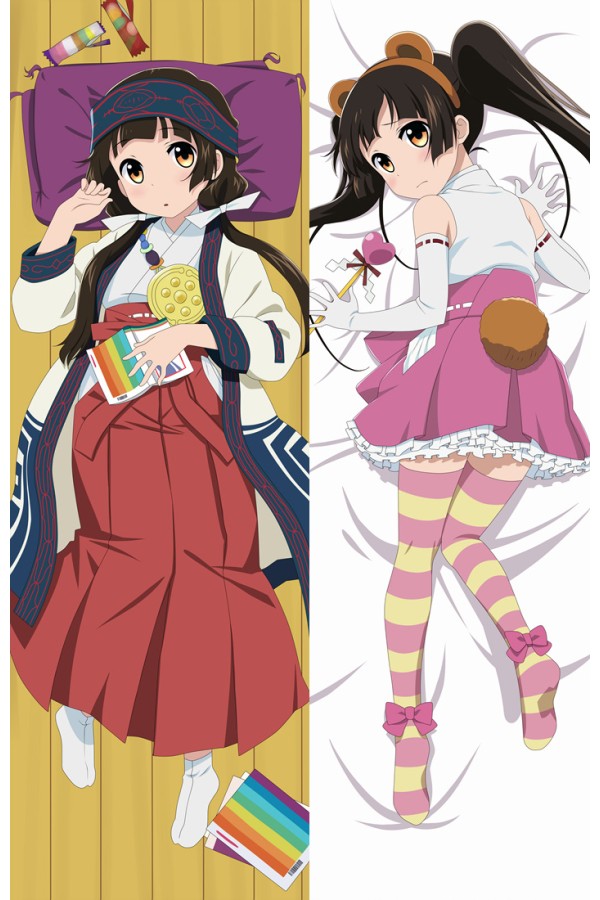 Kuma Miko: Girl Meets Bear Machi Amayadori Anime Dakimakura Pillow Cover