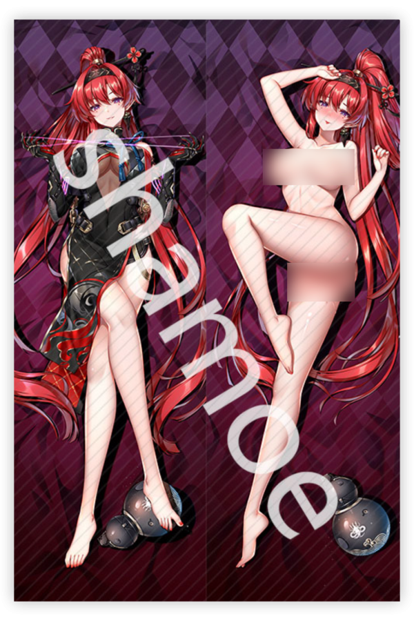 Wuthering Waves Yinlin Anime Dakimakura Body Pillow Cover