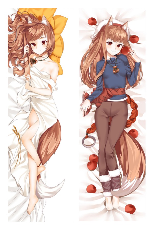 Anime Spice and Wolf Holo Cute Girl Dakimakura Pillow Cover Case Hugging Body