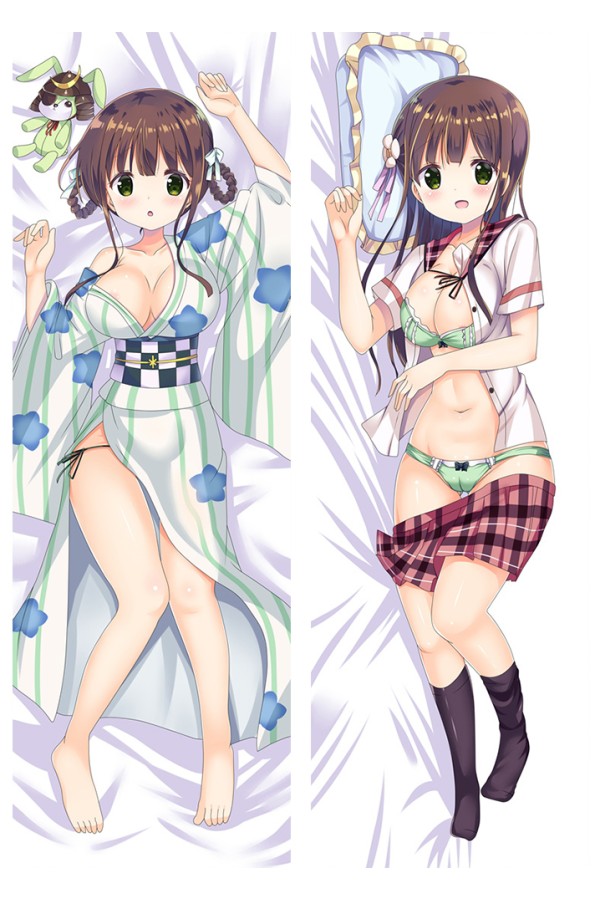 Is the Order a Rabbit? Chiya Ujimatsu Anime Dakimakura Pillow Case