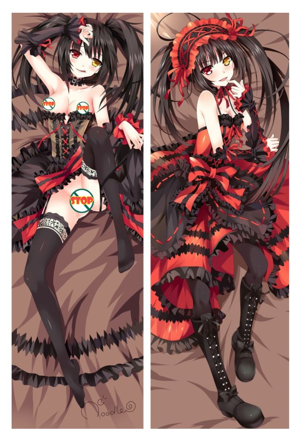 Date A Live Tokisaki Kurumi Anime Dakimakura Pillow Cover