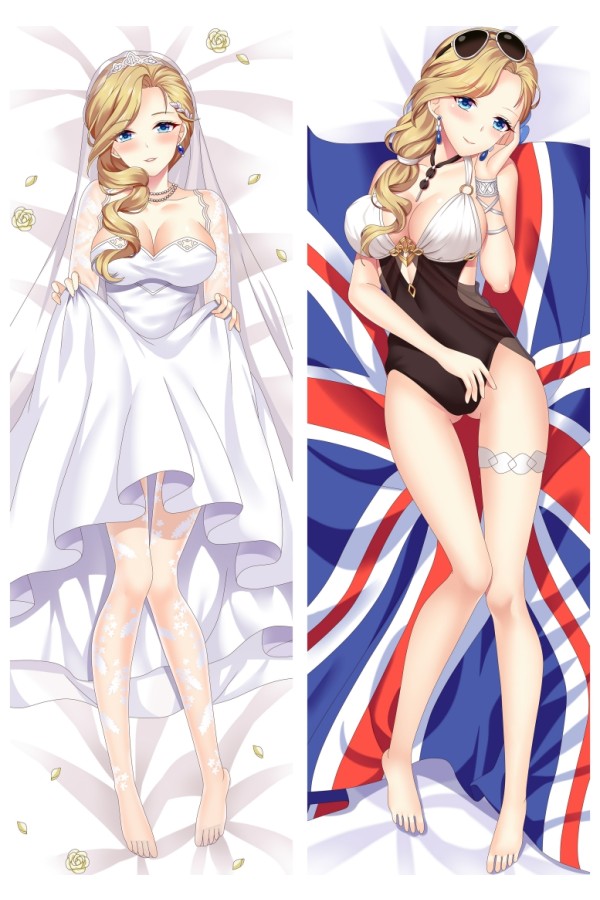 Azur Lane HMS Hood Anime Dakimakura Pillow Cover
