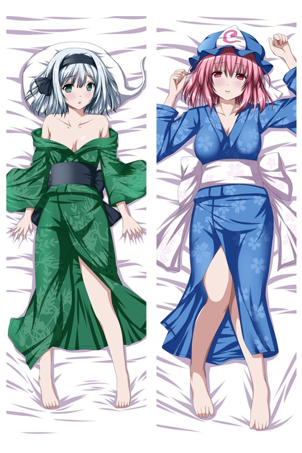 Touhou Project Youmu Konpaku Yuyuko Saigyouji Anime Dakimakura Pillow Case 