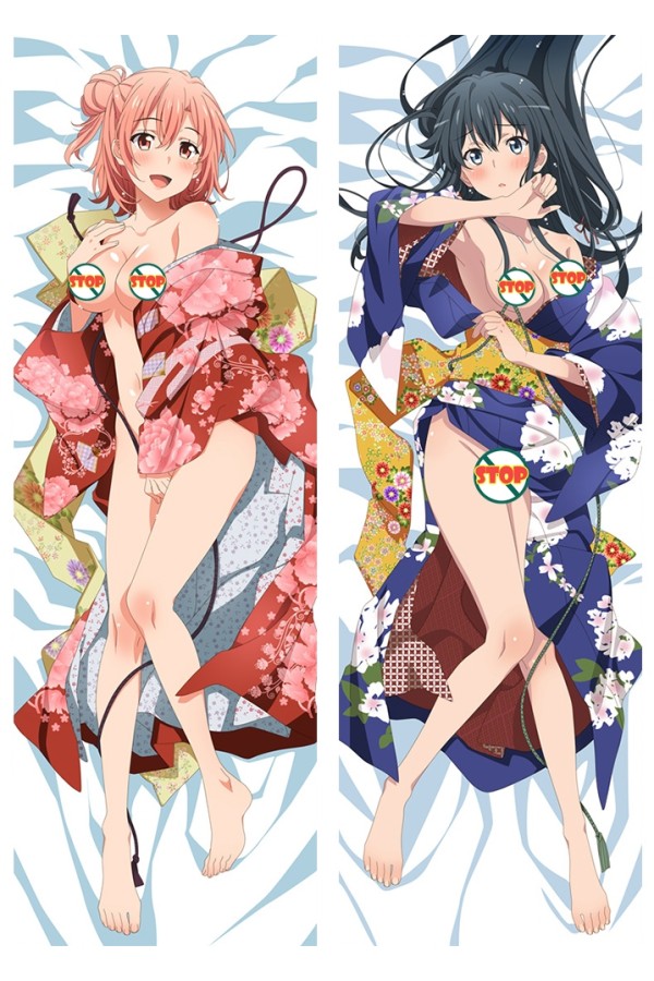 
My youth romantic comedy is wrong as I expected. Yukino Yukinoshita Yui Yuigahama Anime Dakimakura Pillow Case 