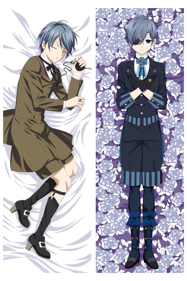 Black Butler Ciel Phantomhive Anime Dakimakura Pillow Cover