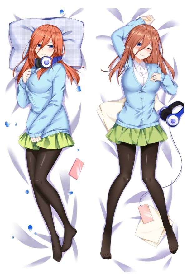 The Quintessential Quintuplets Nakano Miku Anime Dakimakura Pillow Cover H3924-A