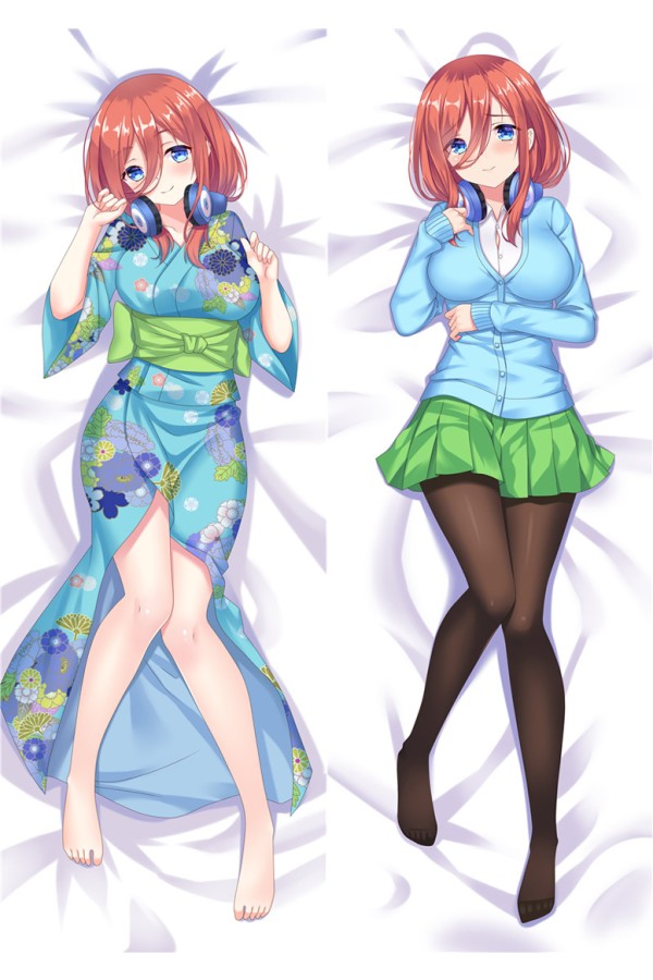 The Quintessential Quintuplets Nakano Miku Anime Dakimakura Pillow Cover