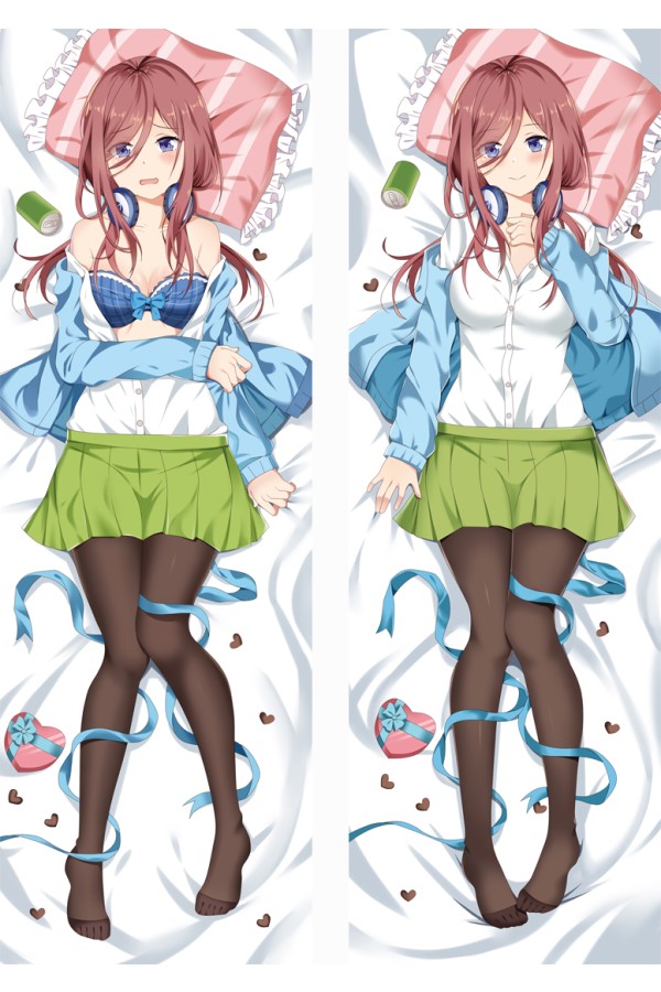 The Quintessential Quintuplets Nakano Miku Anime Dakimakura Pillow Cover