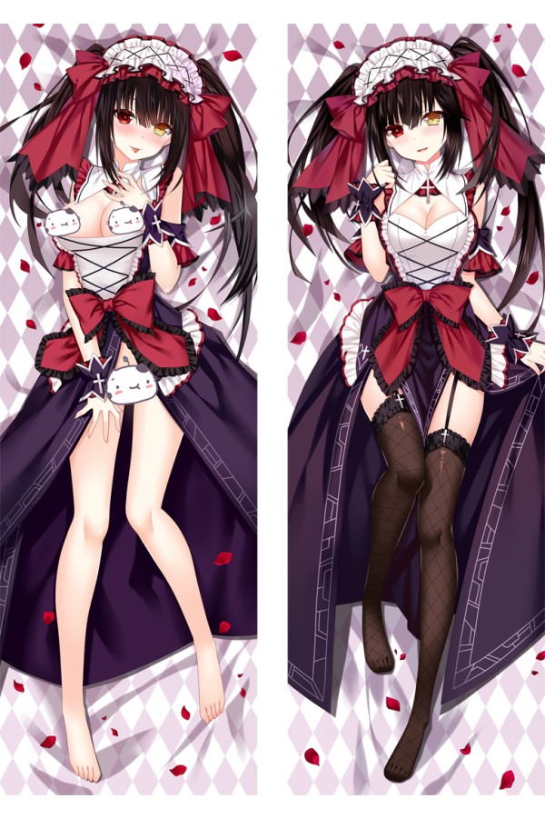 Date A Live Nightmare Tokisaki Kurumi Anime Dakimakura Pillow Cover