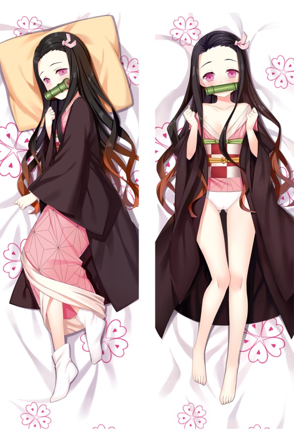 Demon Slayer: Kimetsu no Yaiba Kamado Nezuko Anime Dakimakura Pillow Cover H3958-A