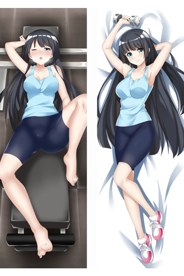 How Heavy Are the Dumbbells You Lift? Souryuuin Akemi Anime Dakimakura Pillow Cover