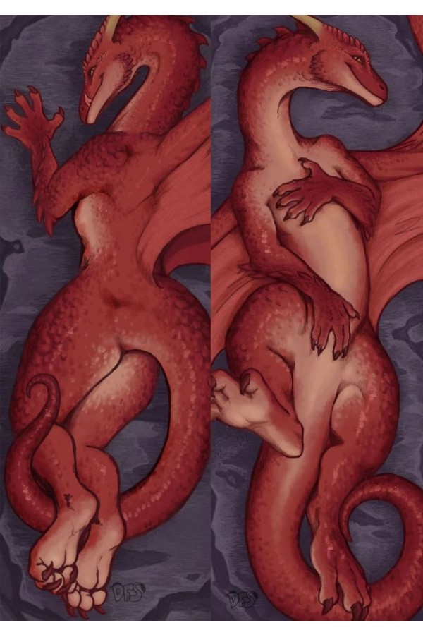 Orcs Western Dragon Anime Dakimakura Body Pillow Cover