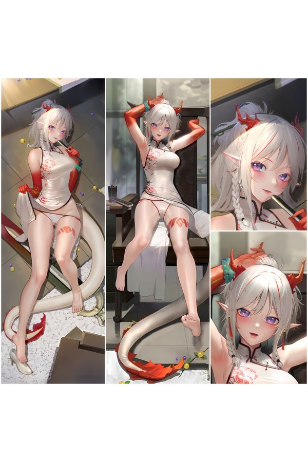 Arknights Nian Anime Dakimakura Body Pillow Cover