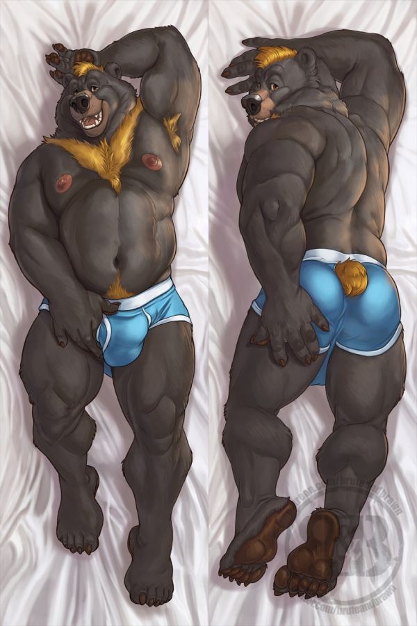 Orcs Bear Anime Dakimakura Body Pillow Cover