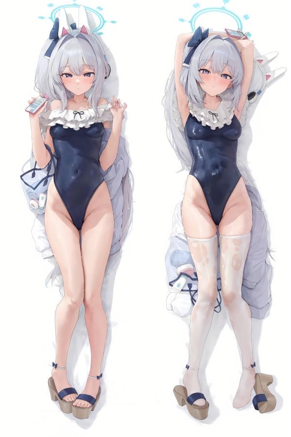 Blue Archive Tsukiyuki Miyako Anime Dakimakura Body Pillow Cover