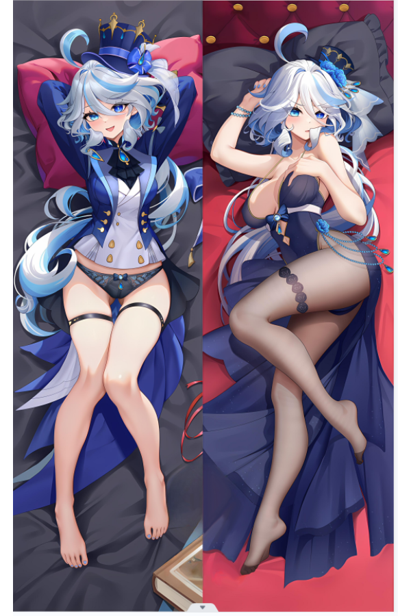Genshin Impact Focalors Anime Dakimakura Body Pillow Cover