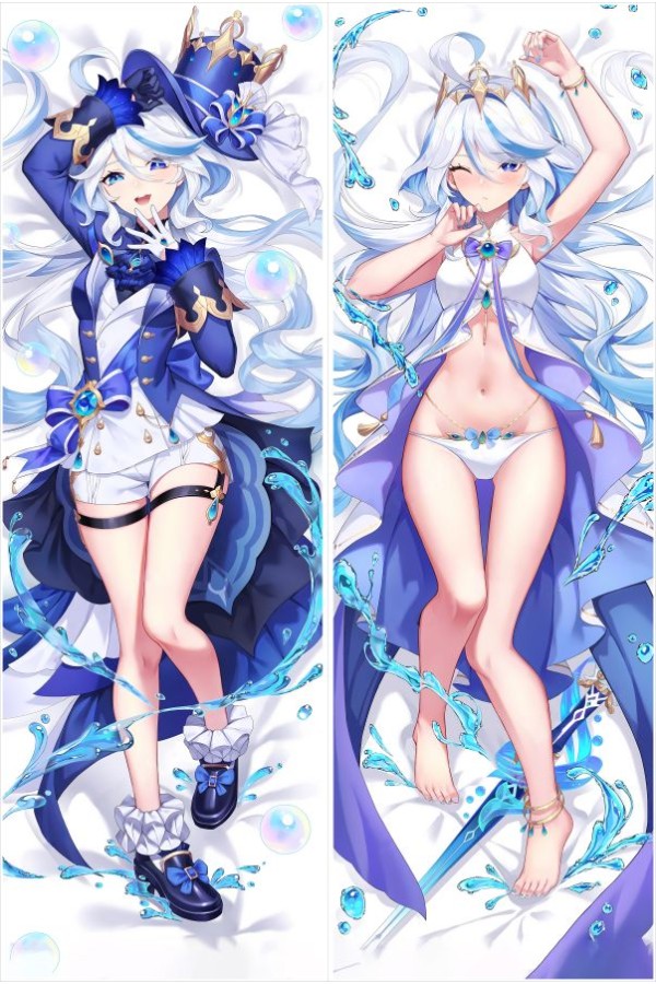 Genshin Impact Focalors Anime Dakimakura Body Pillow Cover