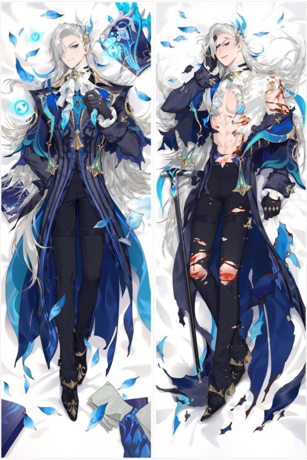 Genshin Impact Neuvillette Anime Dakimakura Body Pillow Cover