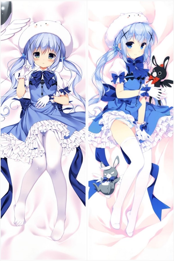 Is the Order a Rabbit? Kafuu Chino Anime Dakimakura Body Pillow Cover