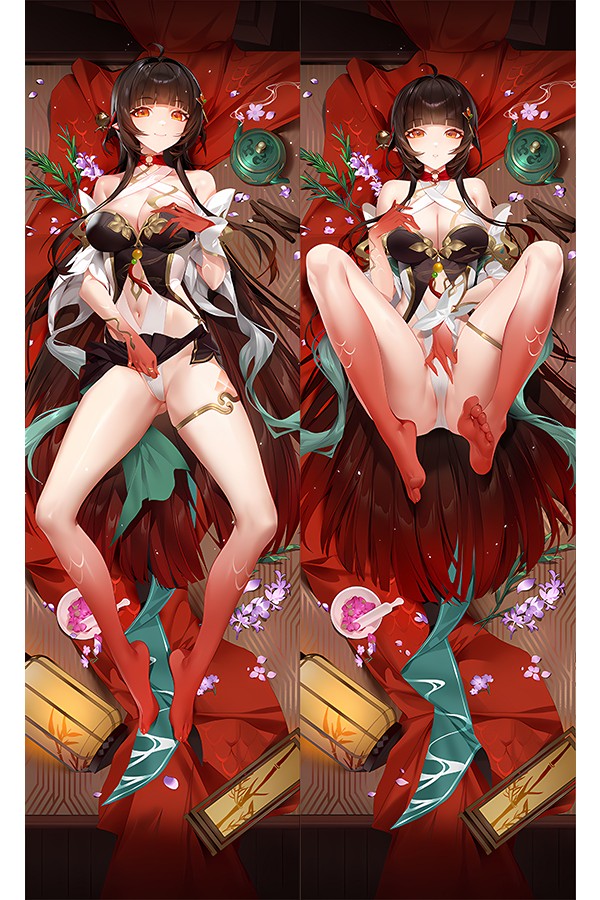 Honkai: Star Rail Lingsha Anime Dakimakura Body Pillow Cover