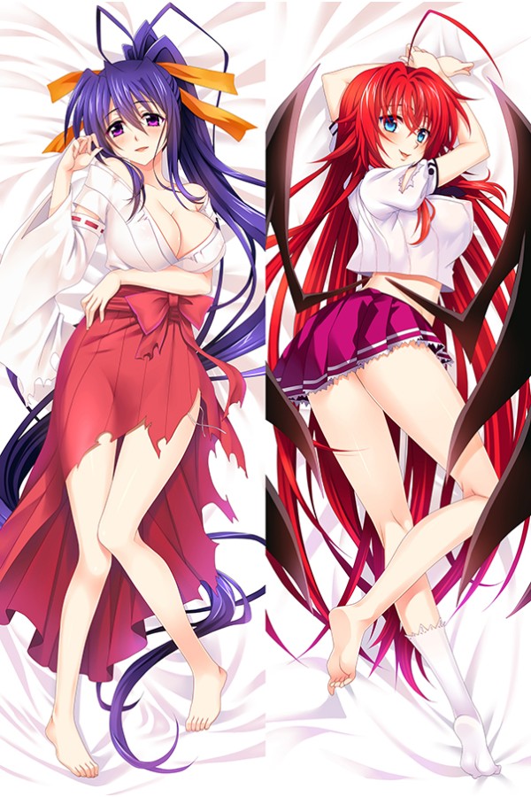 High School DxD Akeno Himejima & Rias Gremory Anime Dakimakura Body Pillow Cover