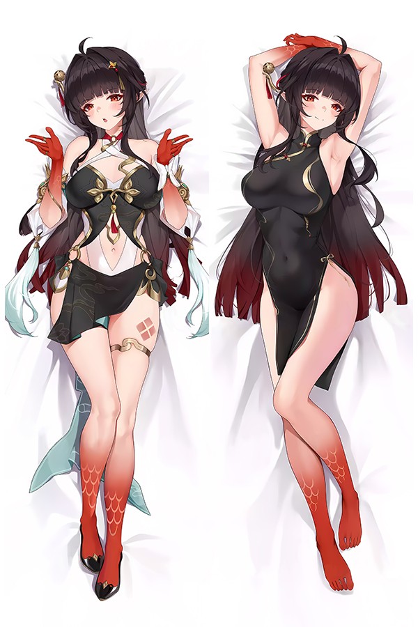 Honkai: Star Rail Lingsha Anime Dakimakura Body Pillow Cover