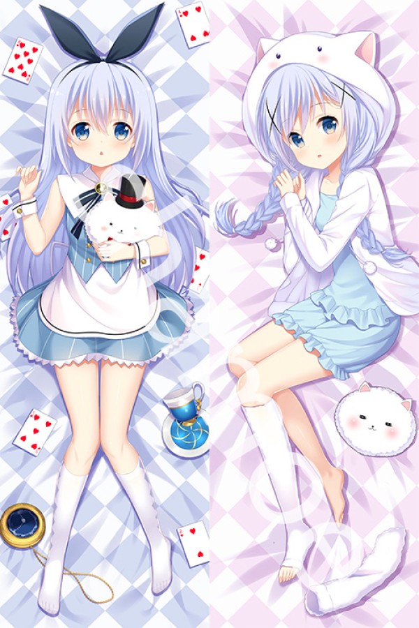 Is the Order a Rabbit? Kafuu Chino Anime Dakimakura Pillow Cover