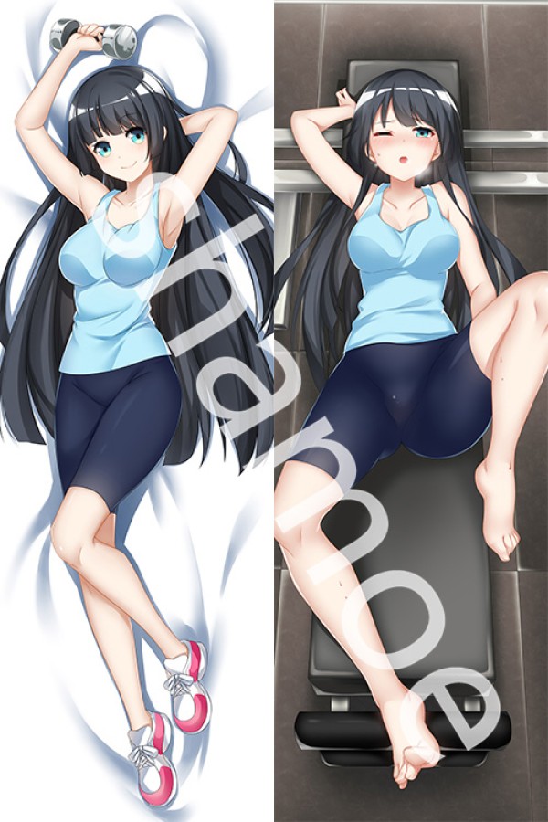 How Heavy Are the Dumbbells You Lift? Souryuuin Akemi Anime Dakimakura Pillow Cover