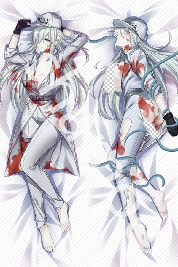 Cells at Work! Code Black White blood cell 1196 Anime Dakimakura Pillow Cover