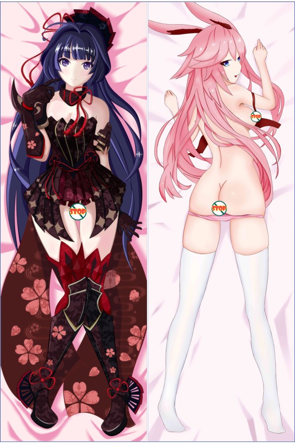 Collapse Gakuen Yae Sakura&Raiden Mei Anime Dakimakura Pillow Cover