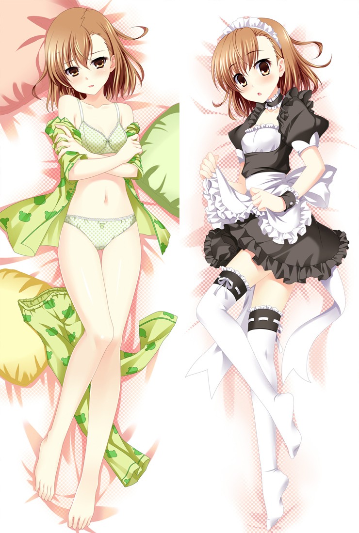 A Certain Scientific Railgun Mikoto Misaka Anime Dakimakura Pillow Cover