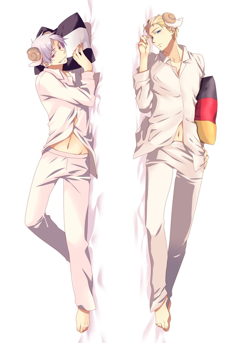 Hetalia: Axis Powers Archives Origami Tobiichi Anime Dakimakura Pillow Cover