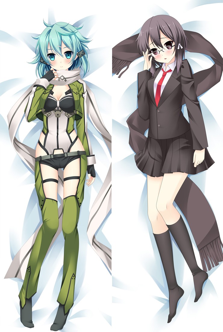 Sword Art Online II Sinon Anime Dakimakura Hugging Body Pillow Cover
