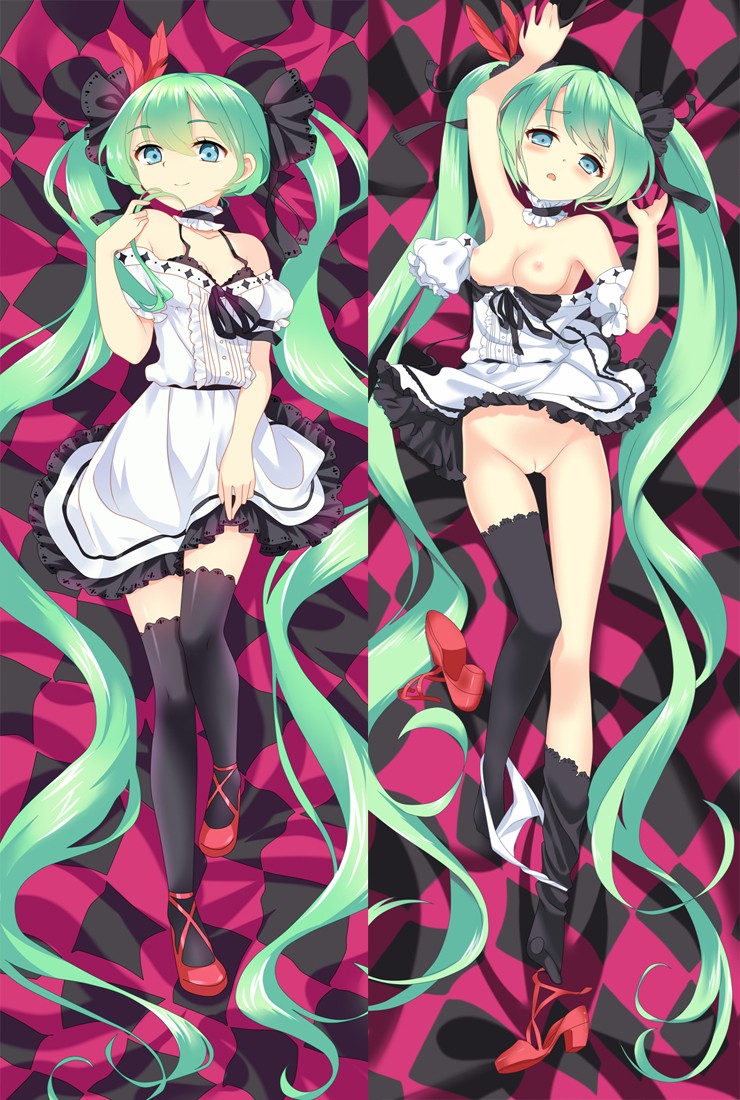 Hatsune Miku Anime Dakimakura Hugging Body Pillow Cover