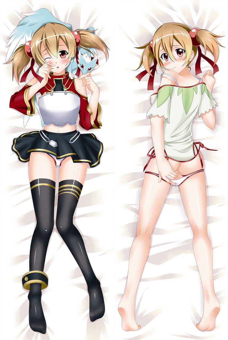 Sword Art Online Silica Anime Game Dakimakura Pillow Case Cover